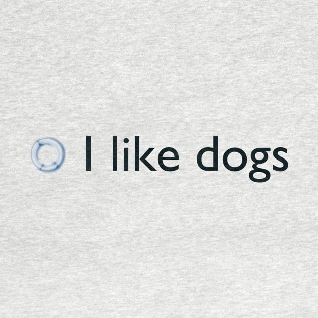 I like dogs by MarvelMe